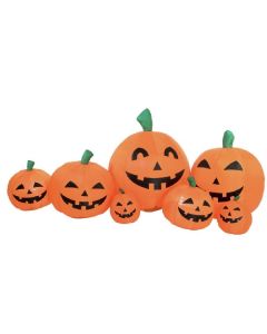 Önfelfújó Halloween tök család, vidám arcokkal 83314706