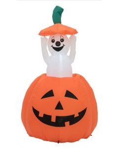 Felfújható halloween tök, animált szellemmel 120cm 83314704