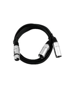 OMNITRONIC Adaptercable XLR(F) /2x XLR(M) 1m bk 30225204