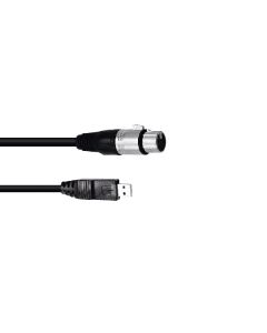 OMNITRONIC Interface Cable USB/XLR(F) 1.5m 10359856