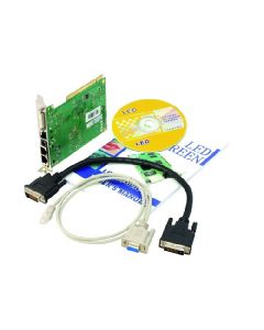 EUROLITE LED rendszer vezérlő szoftver (EUROLITE PCI sending card and software) 80503130