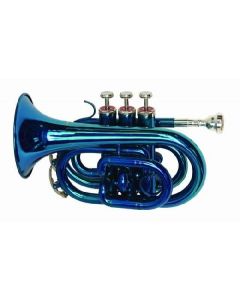 DIMAVERY TP-300 Bb Pocket Trombita, kék 26503680