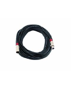 Omnitronic MC-200R 20m piros XLR mama papa szimmetrikus kábel 3022058R