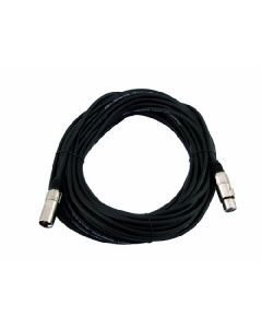 Omnitronic MC-250 25m fekete XLR mama papa szimmetrikus kábel 30220590