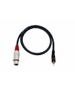 Omnitronic kábel CXF-09R RCA-ról XLR-re (aljzat),90cm, piros 30224012