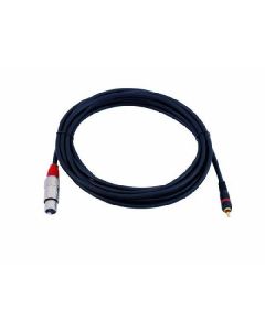 Omnitronic kábel CXF-50R RCA-ról XLR-re (aljzat), 5m, piros 30224016