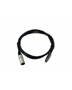 Omnitronic Kábel AC-09 RCA-ról XLR-re (dugó) 90cm fekete 30225123