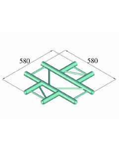 ALUTRUSS DECOLOCK DQ2-PAC41H 4-utas kereszt elem 60301558