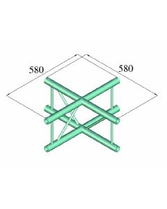 ALUTRUSS DECOLOCK DQ2-PAC41V 4-utas kereszt elem 60301559