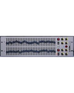 Klark Teknik DN370 Kétcsatornás 30 sávos 1/3 oktávos grafikus EQ