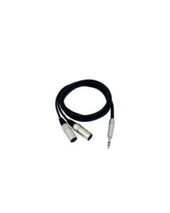 Omnitronic XXK-15 2XLR-papa- 6,3 jack dugó sztereo 1,5m kábel 3022519G