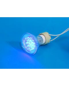 OMNILUX GU-10 230V 18 LED izzó kék 88540456