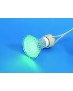 OMNILUX GU-10 230V 18 LED izzó zöld 88540458