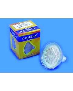 OMNILUX MR-16 12V GX-5.3 18 LED izzó fehér 6400K 91203451