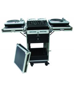 OMNITRONIC DJ keverő rack Special TA-1, 17 U, kerekekkel 32000100