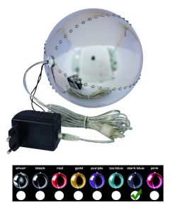 LED Snowball 15cm sötét kék 83501247