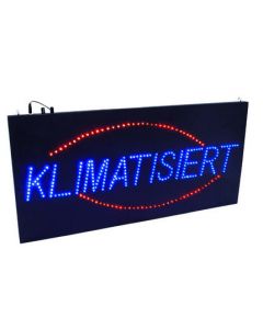 EUROLITE LED Világító tábla KLIMATISIERT felirat 80500330