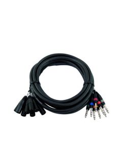 OMNITRONIC Snake-kábel 8x XLR papa - 8x 6,3mm sztereo jack 15m 30304728