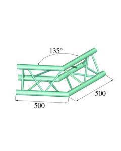 ALUTRUSS TRILOCK 6082AC-23 2-utas sarokelem 135° 60302390