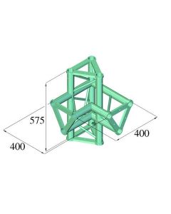 ALUTRUSS TRISYSTEM PAC-45 sarokelem 4-utas  l+h 60205410