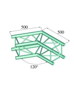 ALUTRUSS QUADLOCK 6082C-22 2-utas sarokelem 120° 60306555