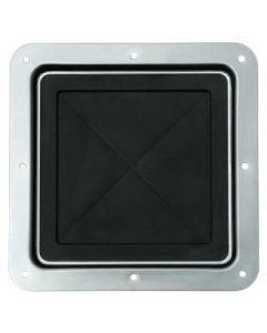 Adam Hall kábelátvezető panel cinkezett, 162x162 mm, középen fekete gumilappal (AH-87971)