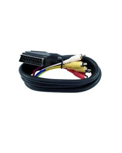 Cable SA-15 Scart kábel/6x RCA, 1.5m 30209920