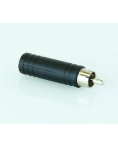 Master Audio HY1767 ABS / fém adapter: mono Jack 6,3 mm-es csatlakozóval -> RCA dugó