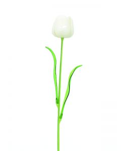 EUROPALMS Crystal Tulip, fehér, 61cm, 12db.    82600204